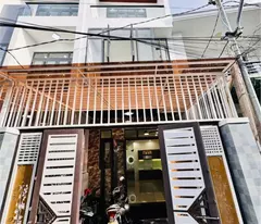 selling 3-storey townhouse with alley 2/4 next to thap ba - vinh phuoc, nha trang, price only 3.2 billion