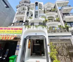 selling 4-storey house (4x17) embankment frontage, 8m street, thanh xuan 24, district 12, good price