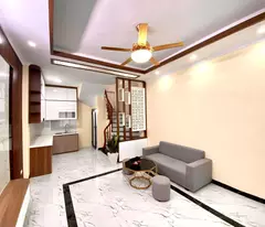 selling 5-storey house in tram troi hoai duc. single 32m2 area next to giang xa market. 99% furnished, move in now