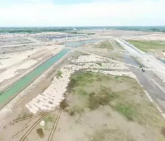 selling 50ha of land view of vam co dong river - luong hoa front - ben luct, long an