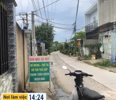 selling a 2-storey house on the street in tan binh, vinh cuu, dong nai, very good price 2.2 billion, 110m2