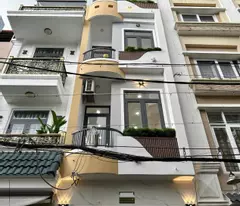 selling a 4-storey house with 2-car alley, avoiding the old eastern bus station in binh thanh