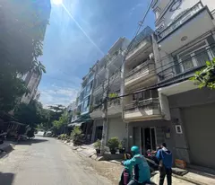 selling a house with 2 frontages in nam long dc area, an lac, binh tan, 4mx14m, 4 floors with terrace, 6.5 billion