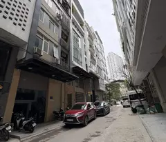 selling a house with a car, good business - alley 21 le van luong 77m2/ 5 floors, 6m 45 billion