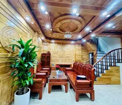 selling a residential house with genuine furniture in ha tri 4 - ha cau - ha dong, 5 floors, mt5.6m, price 6.5 billion
