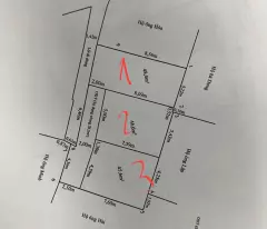 selling a row of 3 newly built 3-storey houses at an da alley - hai phong red book by owner - best price in the area