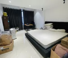 selling a sparkling 5-storey house in lac trung, elevator waiting area, car lot, avoiding two ladies