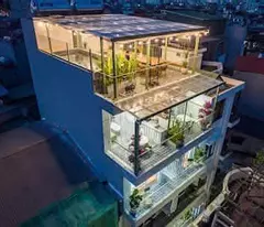 selling apartment building on ta quang buu street, 76m2, 7t elevator, mt6.7m, revenue 300 million/month