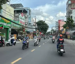 selling c4 house, 8m wide, 192m2, le duc tho urban area, ward 6, suitable for building chdv near an nhon market 22.4 billion.