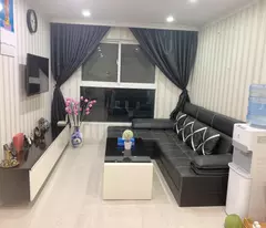 selling ehome3 apartment 64m2, 2 bedrooms balcony view vo van kiet contact 0909442980