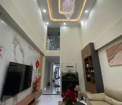 selling go dau tan phu social house, 66m² x 4 floors, 3 bedrooms near tan huong market for only 9.7 billion.