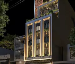 selling land as a gift for a beautiful vt house, straight apartment on le duc tho, 6.8m wide, 109m2, convenient for super product 10.x billion.