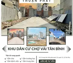 selling land in tan binh cloth market residential area selling land with 2 taels of gold