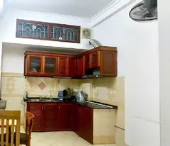 selling private house ba trieu, car parking lot, door 32, 4 floors, 3m frontage, price 8.15 billion