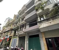 selling rough-built house on doi can street, bypass car, 5-storey elevator waiting box, 43m2, price 8.75 billion