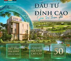 selling ruby coastal city resort villa near dragon hill, 2km from do son beach