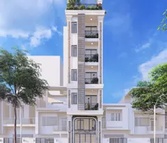 selling serviced apartment building on quang tien - dai mo street. 7-seater car, cash flow 100 million/month