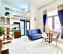 selling serviced apartment in front of huynh tan phat car alley, district 7