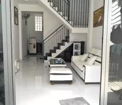 selling social house through tran van quang, ward 10, tan binh, new house 3 floors, business