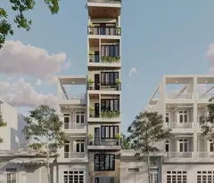 selling tien tien apartment building, ton duc thang street, dong da district, 55m2, 8 floors, 12pkk, price only 17.3 billion