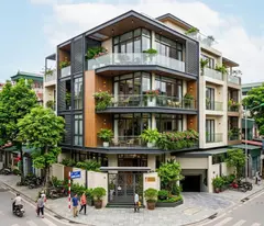selling villa in vietnamese village chau corner lot 130m2 frontage 28m elevator waiting box - 30 billion business