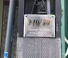 semi-detached house of 21m2, owner. alley 710 huynh tan phat, district 7