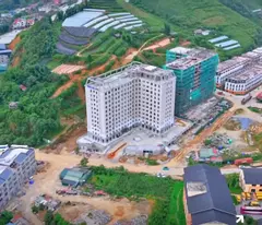 semi-detached in the center of sa pa town, 900m from sun palaza, long-term red book price 5.75 billion (including land + house)