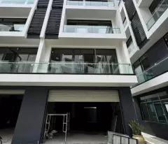 semi-detached villa on nguyen hong street, dong da, upper class, 5 floors, 6m square meter, price 37 billion