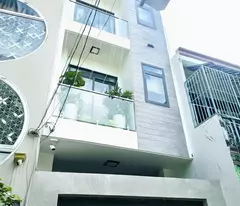 social house for sale in no trang long - 60m2 - 4 floors - 4 master bedroom - good interior - 8.x billion