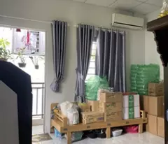 social house for sale near van phat hung residential area, hoang quoc viet, district 7, 2 floors 4x10m, slightly 4 billion.