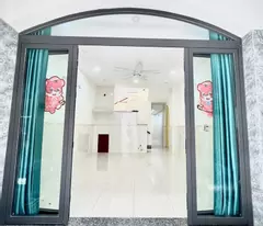 storey house for sale, 4x14m, close to buu quang pagoda, tan kieng, district 7, square window like a4, price around 5 billion