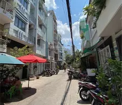 story house for sale (4*12m) right rach ong market, nguyen thi tan, district 8, 8m street, access to 8 billion cars