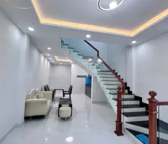 super beautiful house for sale alley 491 luy ban bich, phu thanh, tan phu district, 4×10, 2 floors only 3.98 billion