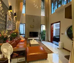 super beautiful mini villa (303m²) with swimming pool & garden in mt thoi tam thon 14, hoc mon