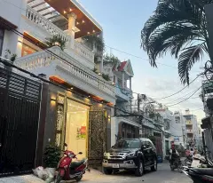 super beautiful villa (8x20) 8m nguyen po thu plastic alley, tch, district 12