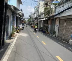 super rare house for sale on 6.5m asphalt alley road, close to huynh tan phat street frontage