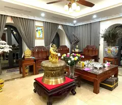 tan classic villa for sale, cau giay center, 179m2, 5 floors, corner lot, 3 open sides