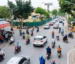 thach ban house for sale 55m2 - 7 elevator floors - sidewalk - top business - over 15 billion