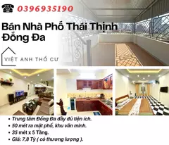thai thinh townhouse for sale_an sinh dinh cao_50 meters to street_35mx5t_price: 7.8 billion_contact: 0396935190.