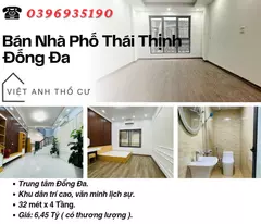 thai thinh townhouse for sale_ba thoang corner lot_tri cao residential area_32mx4t_price: 6.45 billion_contact: 0396935190.