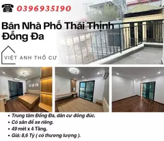 thai thinh townhouse for sale_beautiful interior_private parking_48mx4t_price: 8.6 billion, contact: 0396935190.