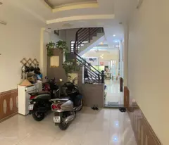 the owner sells quang trung house, center of go vap district, house with rear hatch, truck alley. price only 9.05 billion