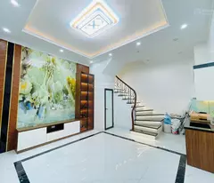 tran khat chan house for sale - full premium furniture - 33m2 *5t *mt5m = 5.6 billion near the street - front of the house with a large yard