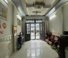 truck alley house for sale - 3 floors (4x14m) - beautiful house to move in right away - right in the center of district 8 - only 5 billion.