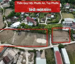 very nice land lot for sale 570 million (dt:138mv)phone 0339598095 qui hoi village, phuoc an, tuy phuoc