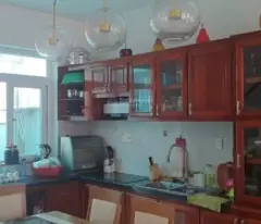 villa for sale 5x16m, 1 ground floor 2 floors, fully furnished lovera park khang dien apartment complex, pink book, price 6.2 billion