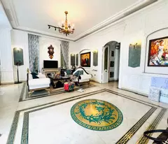 villa for sale in international city - 234m² x 4t elevator - full interior - near the lake