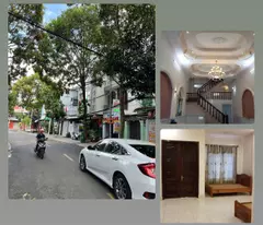 villa for sale with 1 ground floor and 1 floor frontage on luong van can street 196m2
