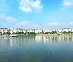 villa nv2 lideco for sale with park view, 2 open sides - golden location facing west hanoi