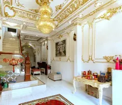 villa with gold facade - good european interior - ward 9, district 6 - 145m2 - 16.8 billion tl